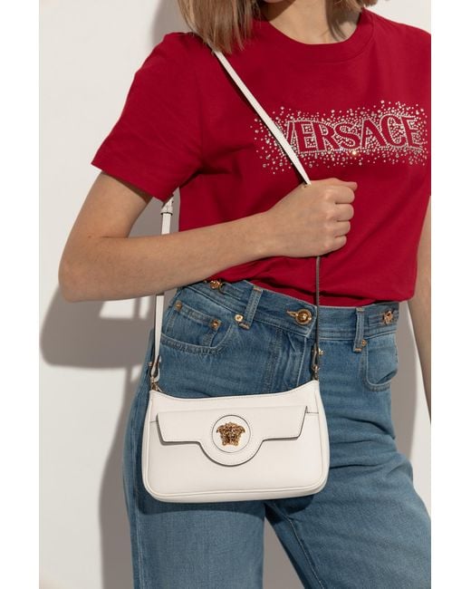 Versace White Shoulder Bag