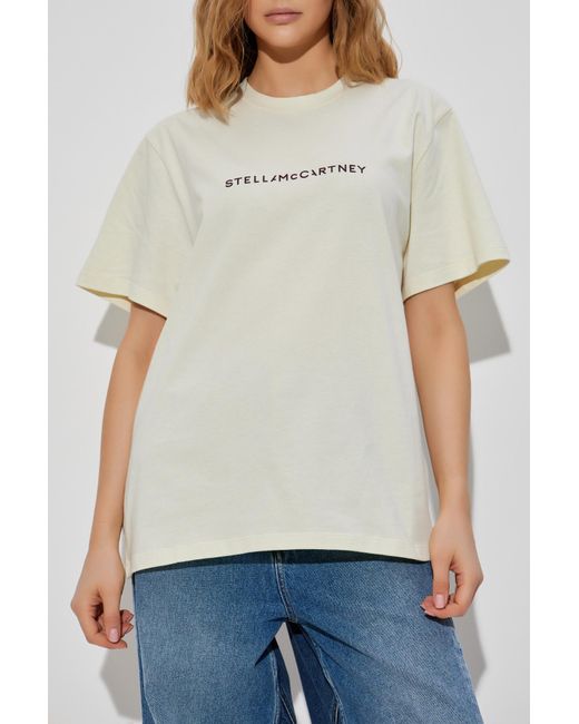 Stella McCartney White T-Shirt With Logo