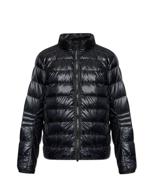 Canada Goose Black Down Jacket Crofton for men