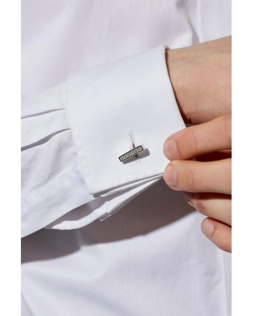 Ferragamo Metallic Cufflinks for men