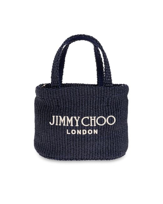 Jimmy Choo Blue Handbag 'Beach Mini'