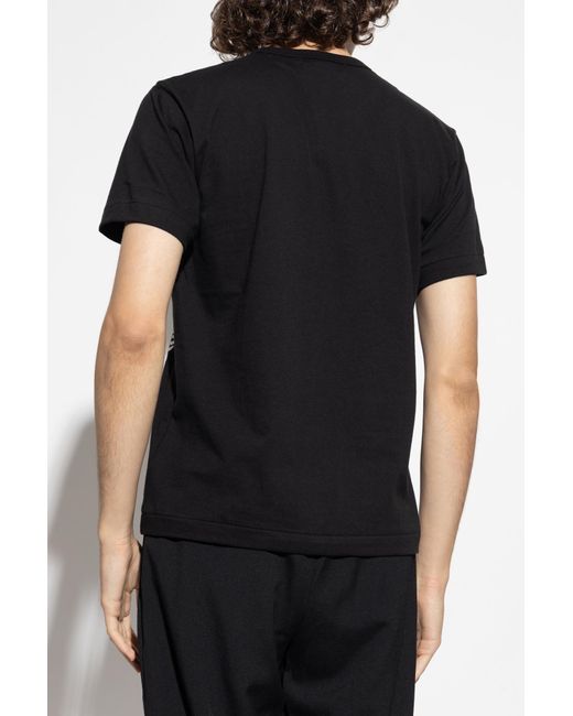 Comme des Garçons Black T-Shirt With Print