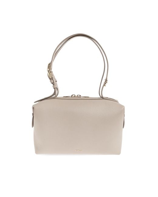 Furla Natural 'Boston Medium' Shoulder Bag
