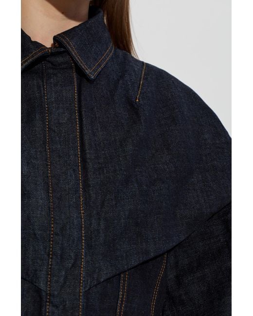 Jacquemus Black 'Chale' Denim Jacket