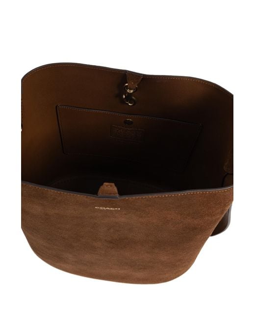 COACH Brown "Bleecker" Shoulder Bag