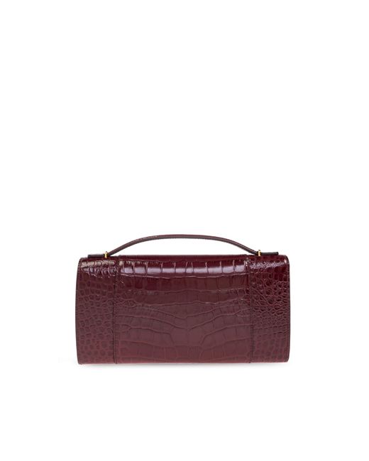 Balenciaga Purple Handbag 'Hourglass'