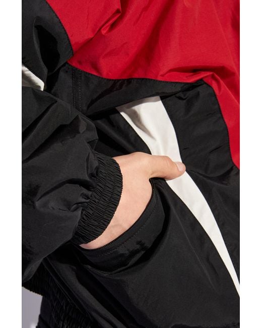 Balenciaga Red Jacket With Logo, ' for men