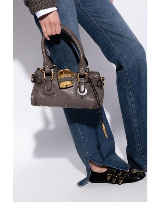 Chloé Gray "Paddington Small" Handheld Bag