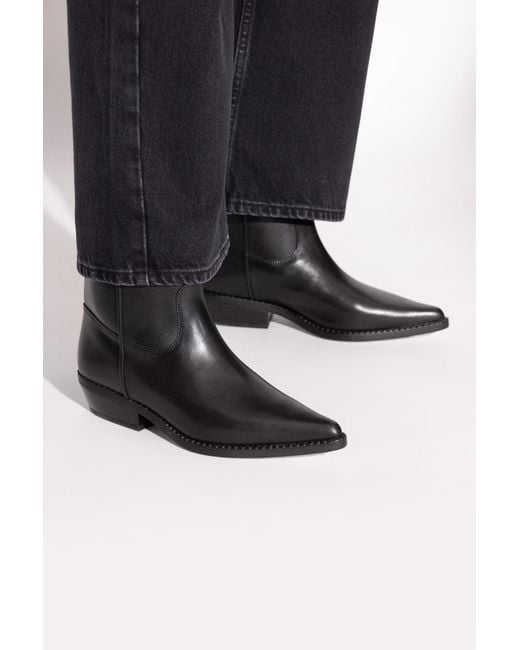 MICHAEL Michael Kors Black Heeled Ankle Boots 'Noemie'