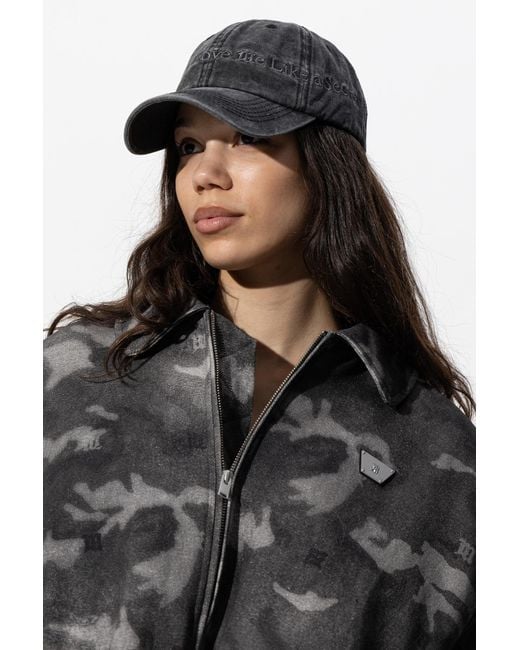 M I S B H V Black Baseball Cap