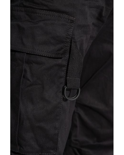 DSquared² Black Cargo Trousers for men