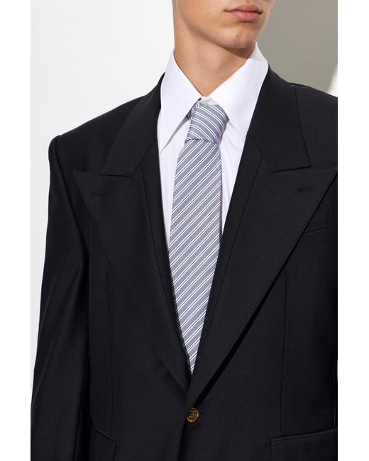 Dolce & Gabbana Blue Silk Tie for men