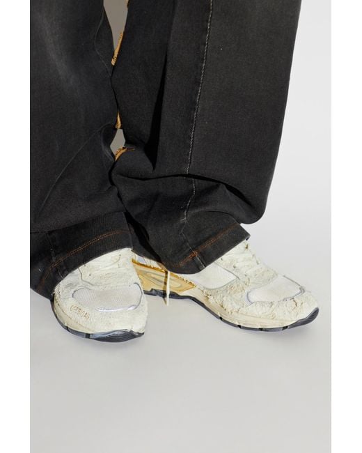 Golden Goose Deluxe Brand White 'Running Dad New' Sports Shoes for men