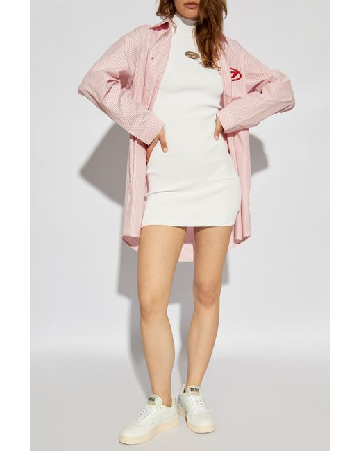 DIESEL White Mini Dress