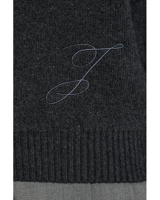 Jacquemus Black Wool Turtleneck 'Pallone'