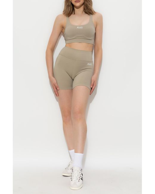 Sporty & Rich Natural Training Shorts 'Sr Runner Biker'