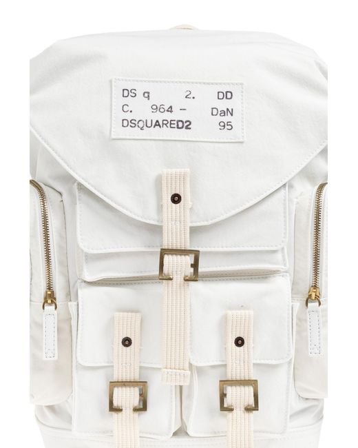 DSquared² Blue 'Cargo' Backpack for men