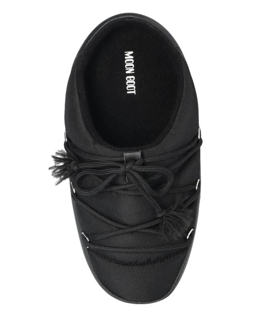 Moon Boot Black Mb Evx Mule Nylon Shoes for men
