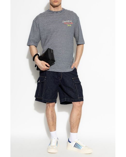 DSquared² Gray T-Shirt Capsule 'Summer Lovers' for men