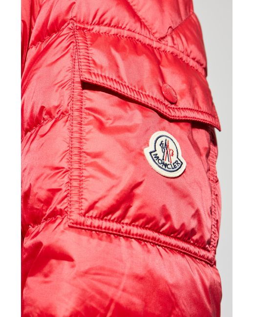 Moncler Red Down Jacket "Najan" for men