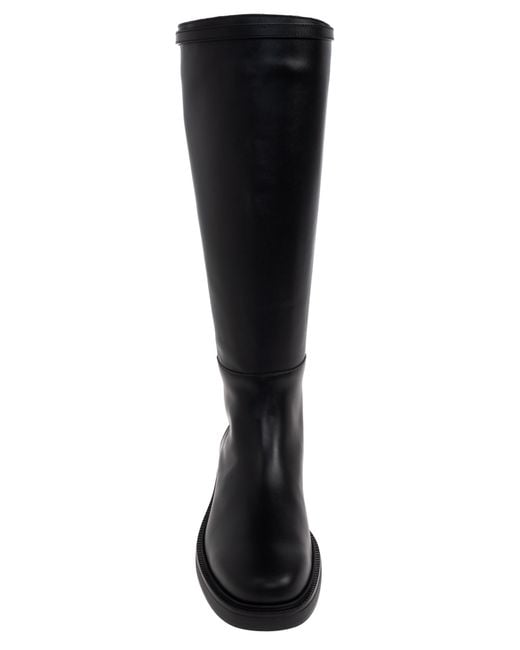 Tod's Black Leather Boots