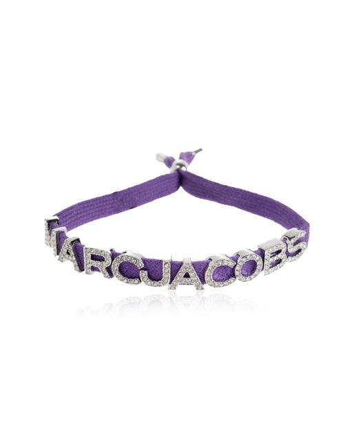 Marc Jacobs Purple Bracelet With Logo