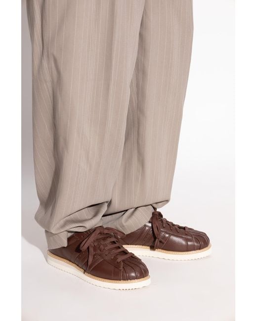Adidas Originals Brown 'Superstar Lux' Sports Shoes for men