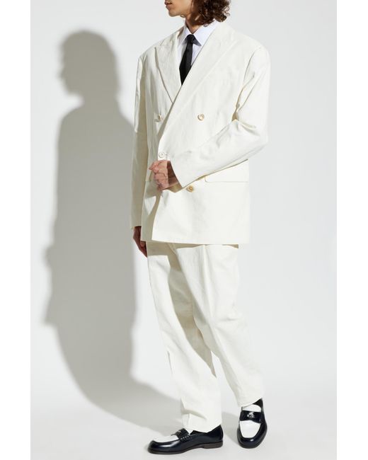 DSquared² White Linen Suit for men
