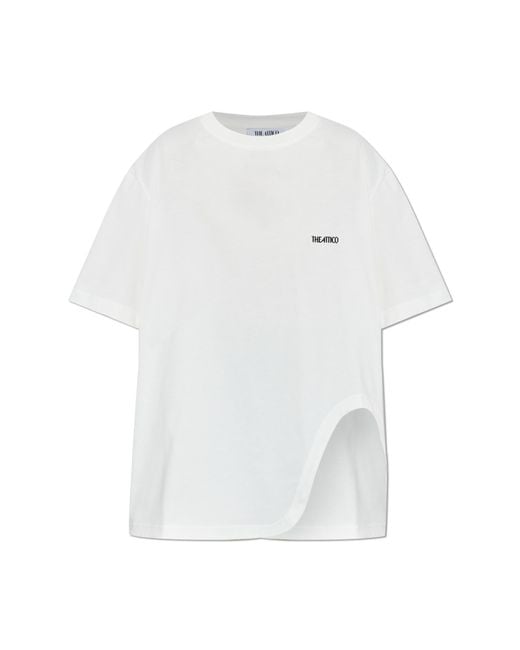The Attico White T-Shirt With Logo
