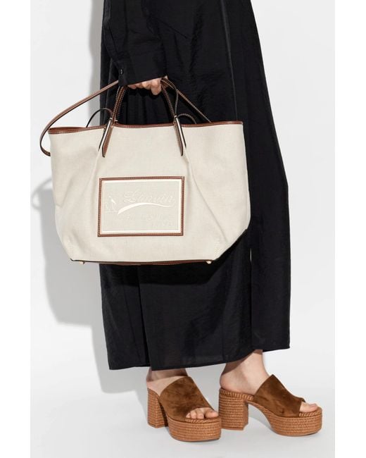 Lanvin White 'Concerto Arpege' Bag
