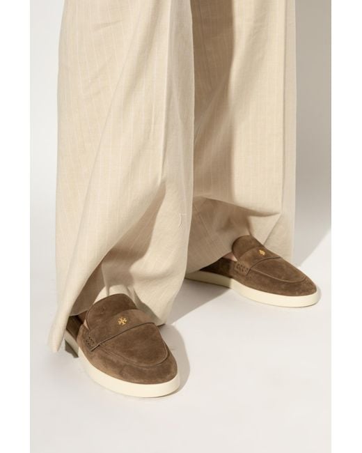 Tory Burch Brown Suede Shoes