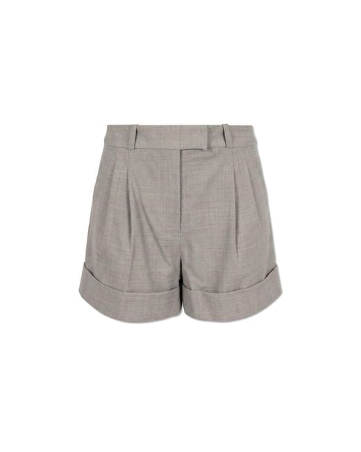 Rag & Bone Gray Pleated Shorts