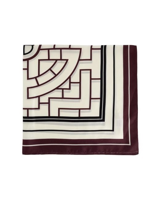 Anine Bing Black Silk Scarf "York"