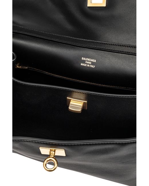 Balenciaga Black 'Rodeo Medium' Shoulder Bag