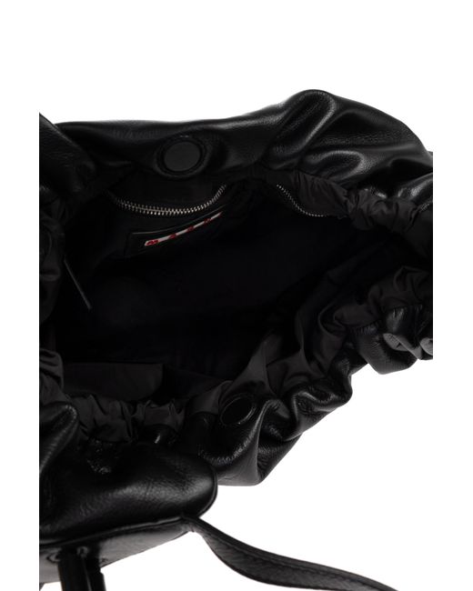 Marni Black Shoulder Bag 'Scrunchie Medium'