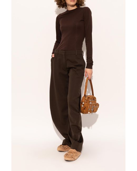 Jimmy Choo Brown Suede Loafers 'Manon'