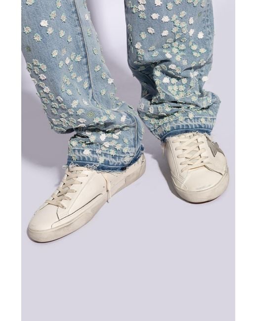 Golden Goose Deluxe Brand White 'Super-Star Classic' Sneakers for men