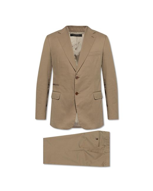 Brioni Natural Cotton Suit for men