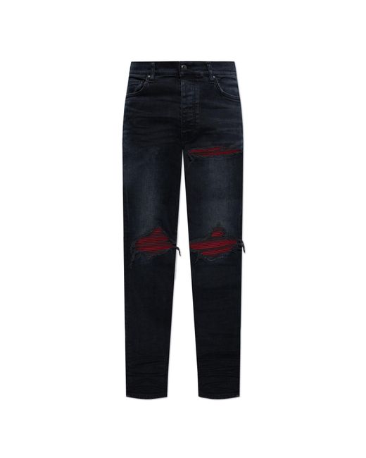 Amiri Black Jeans With Vintage Effect for men