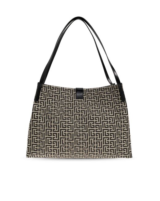Balmain Natural "Release Medium" Shopper Bag