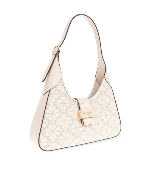 Kate Spade Natural Shoulder Bag "Flower"