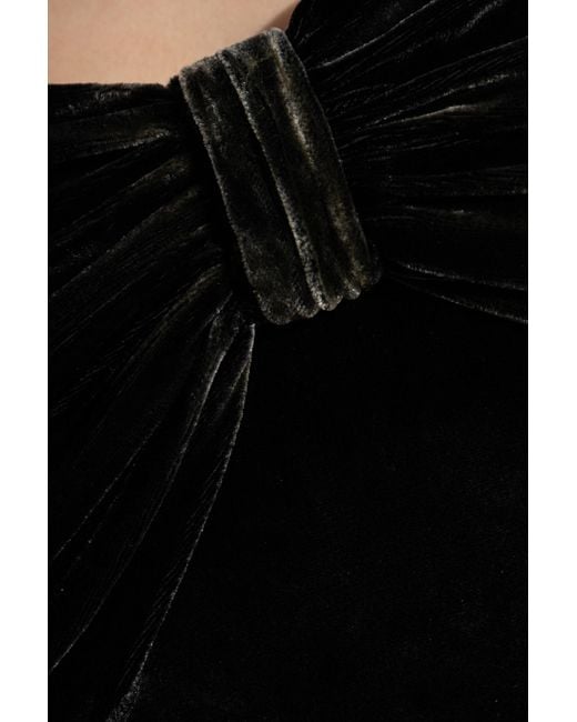 Maison Margiela Black Velvet Dress,