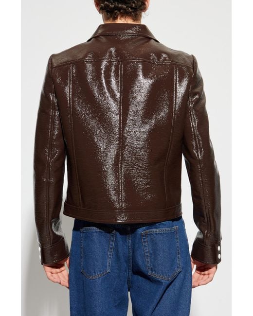 Courreges Blue Jacket With Logo for men
