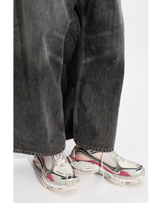 Balenciaga Pink "Triple S 2" Sports Shoes