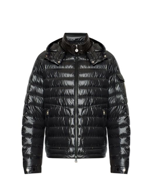 Moncler Black Quilted Jacket 'Lauros' for men
