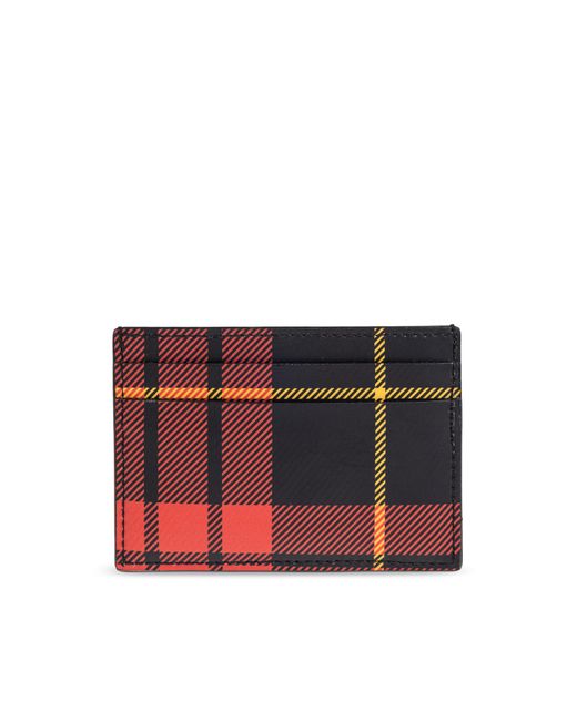 McQueen Red Leather Card Holder