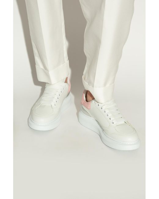 Alexander McQueen White Sports Shoes