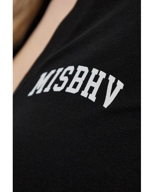 M I S B H V Black Top With Logo
