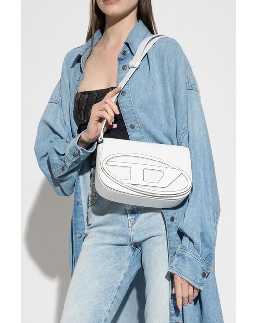 DIESEL White Shoulder Bag