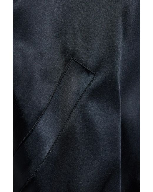 Balenciaga Black Jacket With Stand-Up Collar